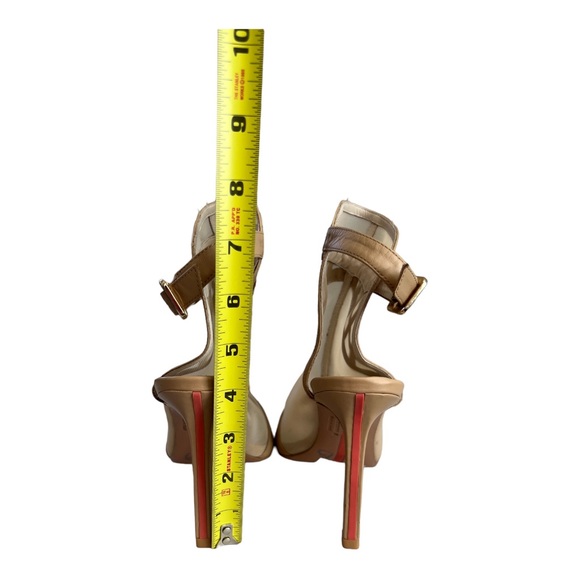 Alepel Mesh Detail Women’s Pump Size 6 Champagne/Gold Stilleto - Picture 5 of 8